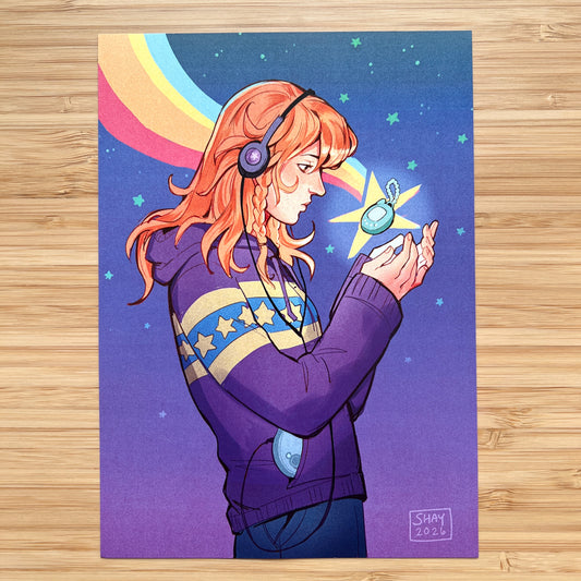 y2k witch cover art print