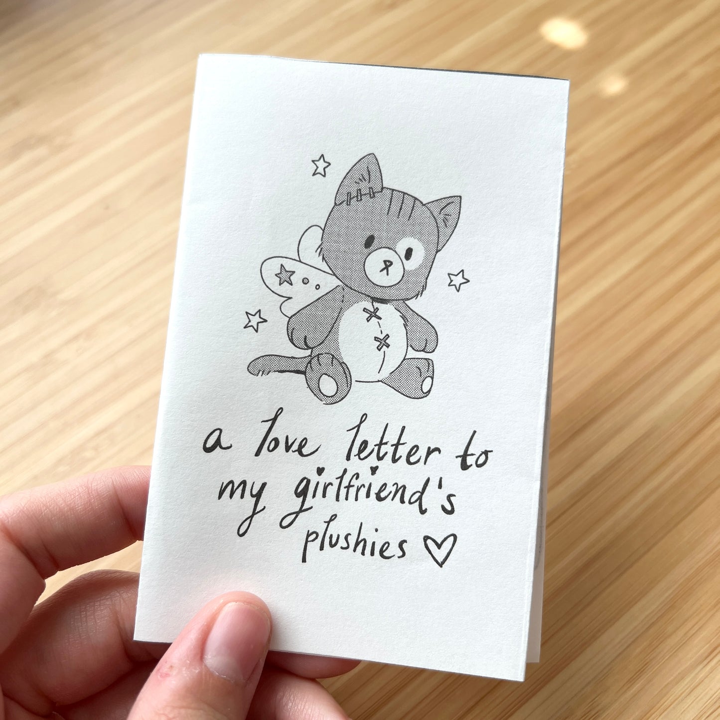 plushie zine printable file